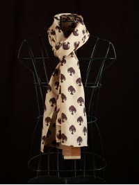 Surahi Print Tabby Stole