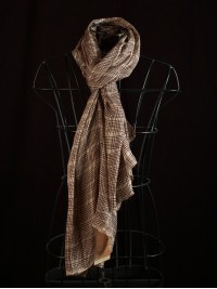 Hash Print Tabby Stole