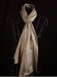 Flower Print on Tabby Stole